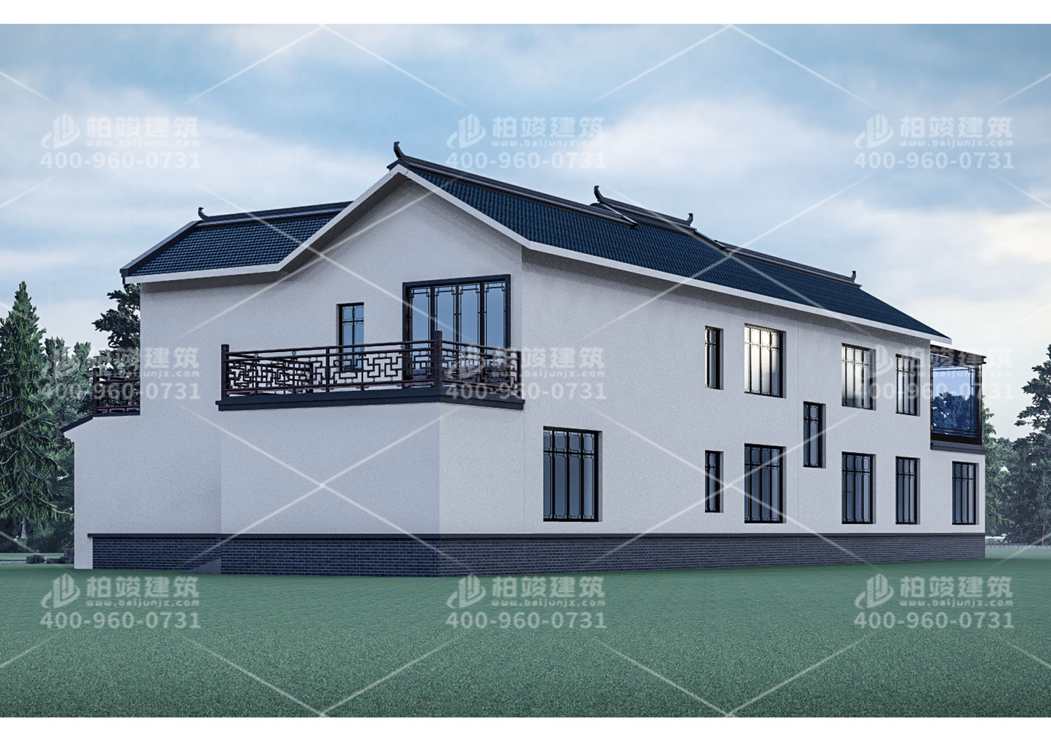 四川省巴中市王總定制的二層庭院別墅，風景宜人看過的人都愛不釋手。