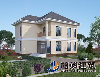 這是一種非常適合農(nóng)村自建的別墅設(shè)計(jì)，造價(jià)便宜，經(jīng)濟(jì)實(shí)惠。