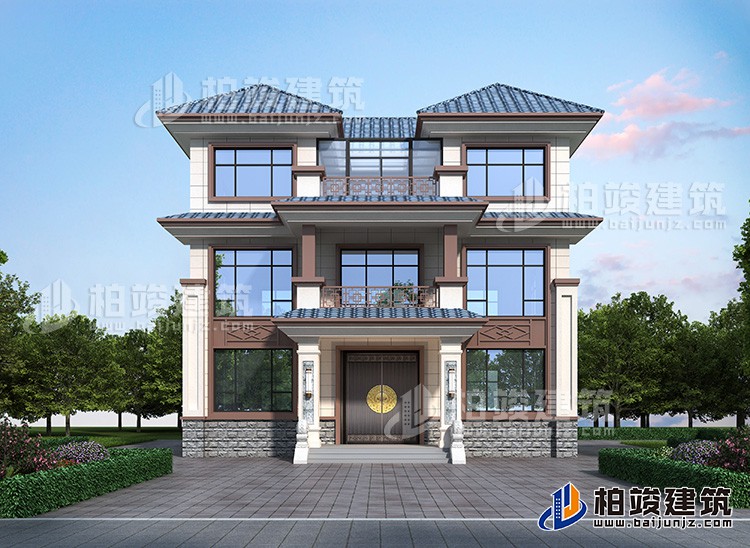 江西省余干區定制設計的自建房設計圖紙，很多人選擇的款式。