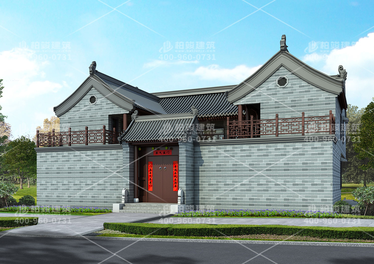 農村自建房圖紙大全，中式風格好房子。