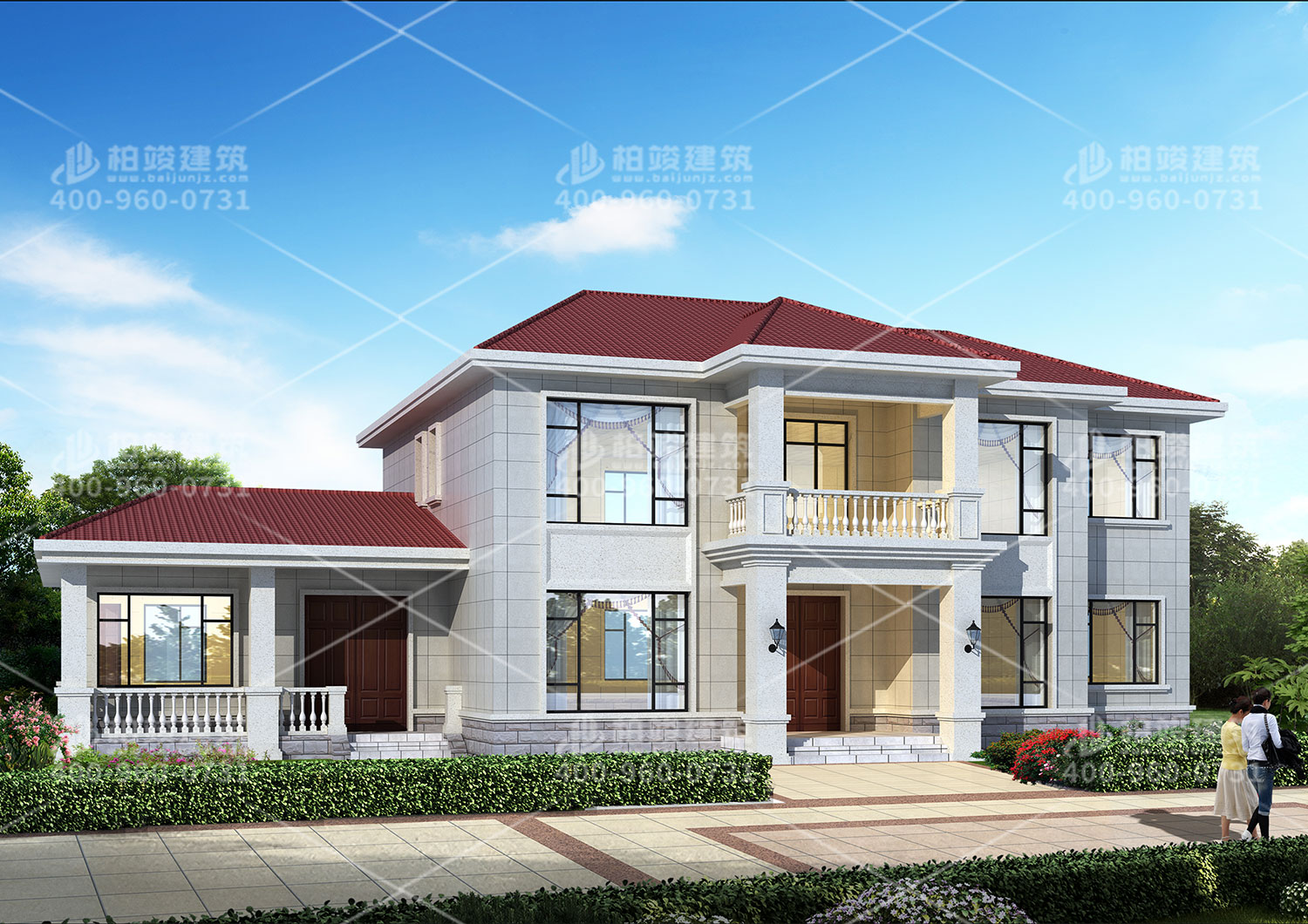 歐式風格自建房設計，農村建房也是一種浪漫。