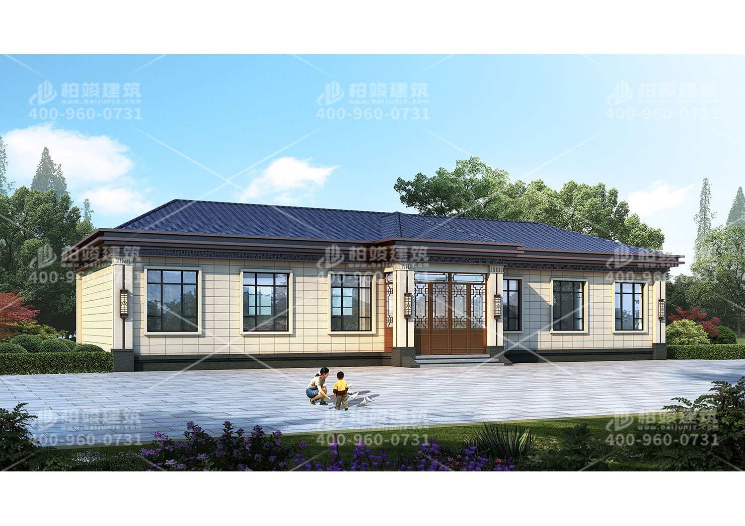 農村自建四合院設計，大氣經典全村都想建一套。