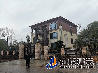 私人定制鄉村三層自建房案例實景圖