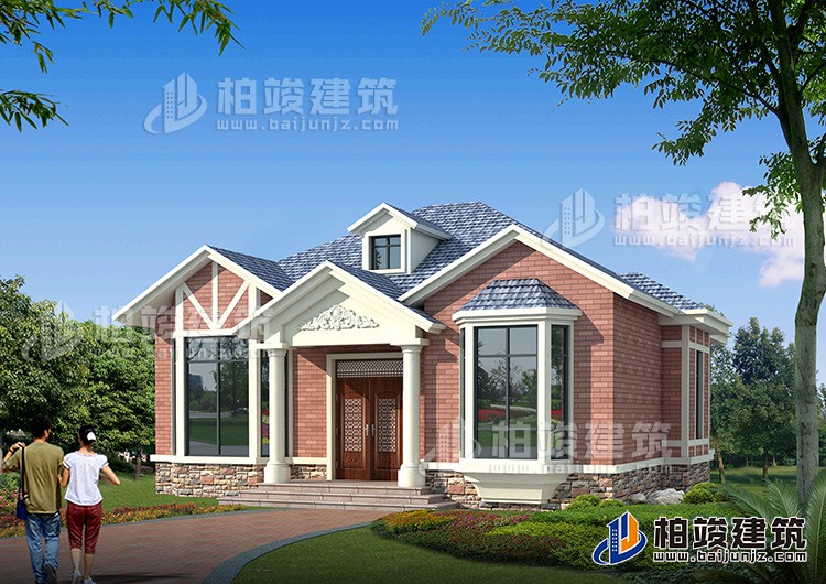 2019年最新鄉(xiāng)村別墅設(shè)計(jì)圖 造價(jià)15萬BZ102-簡(jiǎn)歐風(fēng)格