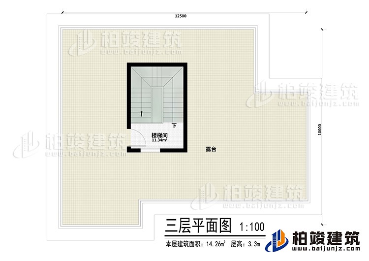 頂樓：樓梯間、露臺